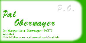 pal obermayer business card